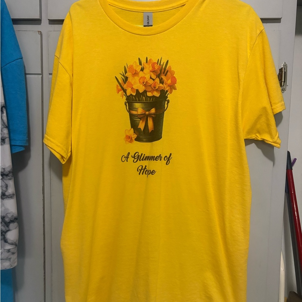 Gildan Bright Yellow Crewneck Tee
